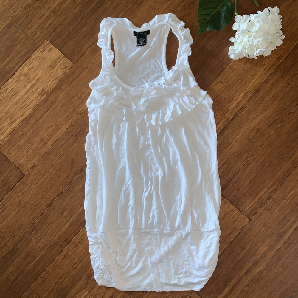 Ruffled tank top